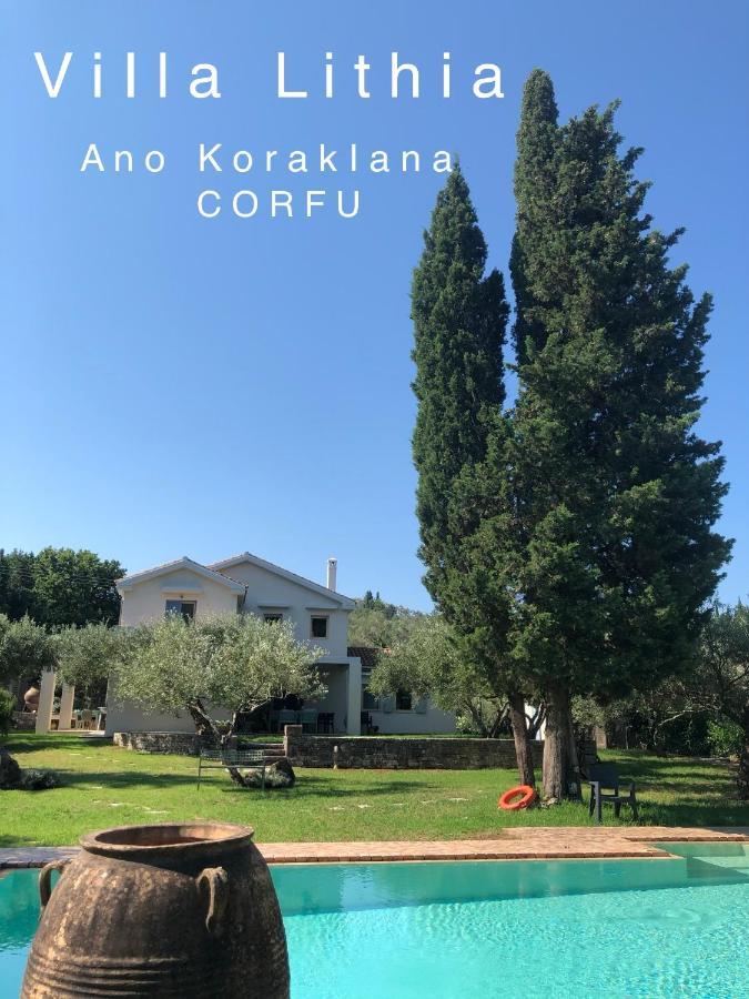 Villa Lithia Áno Korakiána Esterno foto